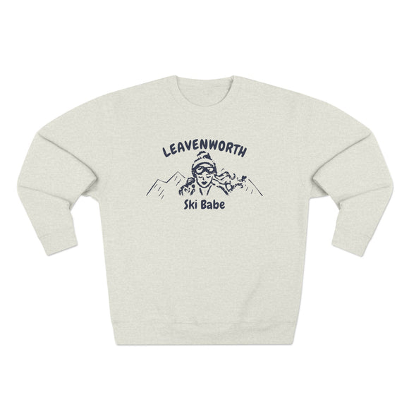 Premium Leavenworth, Washington Ski Babe Sweatshirt