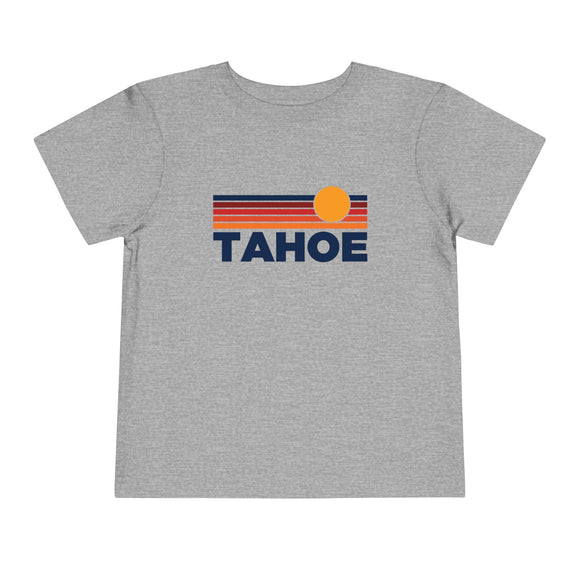 Lake Tahoe, California Toddler T-Shirt - Retro Sun Tee