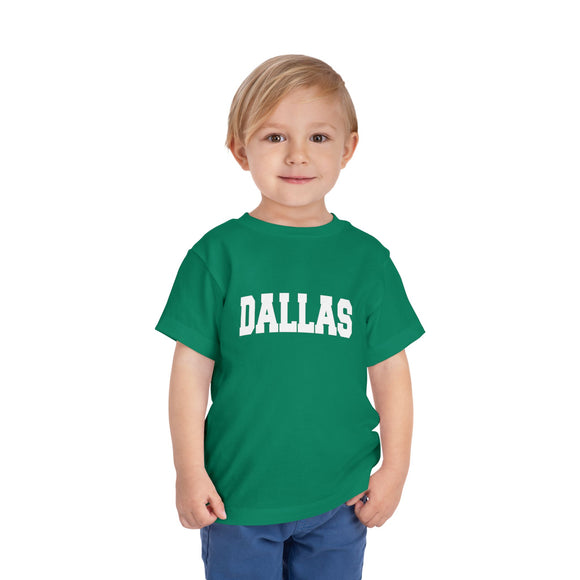 Dallas, Texas Toddler Graphic Tee - Kids Dallas Vacation T-Shirt