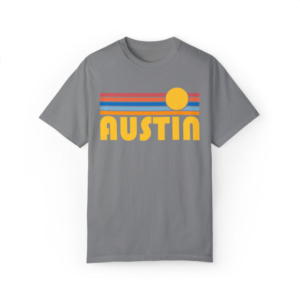 Austin, Texas Graphic Tee, Comfort Colors Retro Unisex Austin T shirt