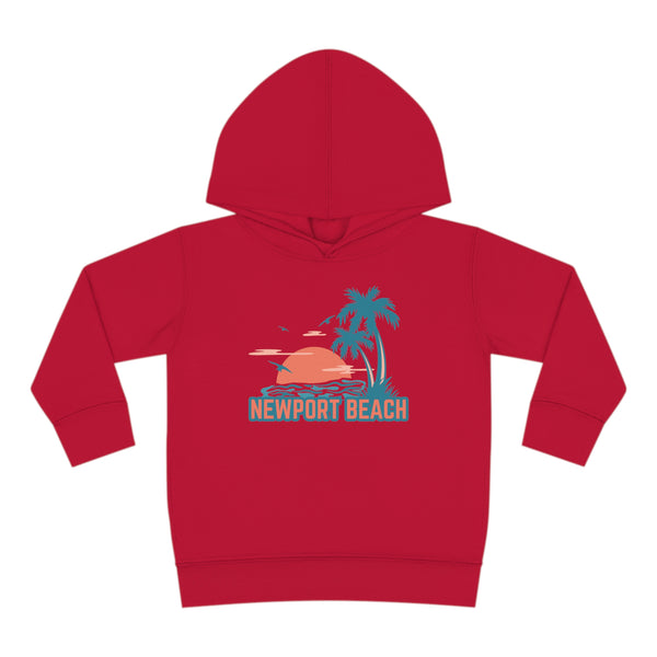 Newport Beach, California Toddler Hoodie - Unisex Newport Beach Toddler Sweatshirt