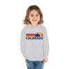 Colorado Toddler Hoodie - Unisex Mountain Pullover Sweatshirt, Kids Hooded Jumper, Colorado Souvenir