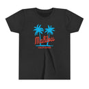 Malibu, California Youth Shirt - Retro Palm Tree Malibu Kid's T-Shirt-4