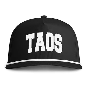 Buy black Taos, New Mexico Embroidered Rope Hat - Vintage Sunwashed Rope Cap, Comfort Colors