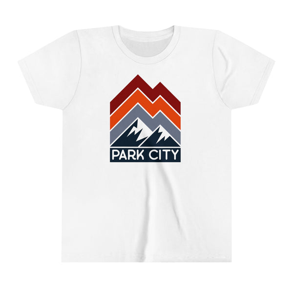 Park City, Utah Youth Shirt - Retro Mountain Park City Kid's T-Shirt