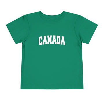 Canada Toddler Graphic Tee - Kids Canada Vacation T-Shirt