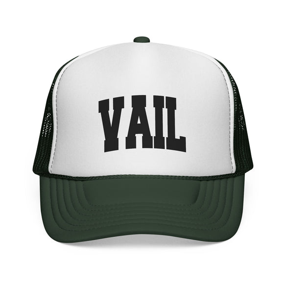 Vail, Colorado Collegiate Style Trucker Hat
