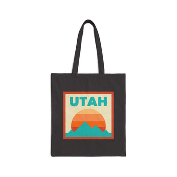 Utah Tote Bag, Cotton Canvas Tote Bag, Reusable Shopping Bag, Eco-Friendly Tote, Utah Gift - 0