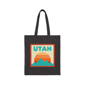 Utah Tote Bag, Cotton Canvas Tote Bag, Reusable Shopping Bag, Eco-Friendly Tote, Utah Gift