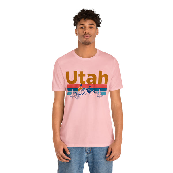 Utah T-Shirt - Mountain Sunset Unisex Utah Shirt