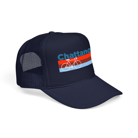 Chattanooga, Tennessee Trucker Hat - Foam Chattanooga Bike Cap