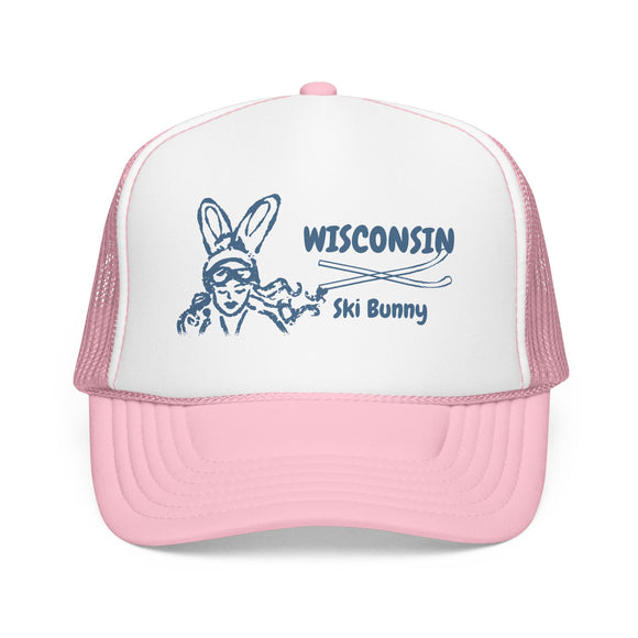Wisconsin Ski Bunny Trucker Hat