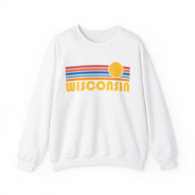 Copy of Copy of Wisconsin Sweatshirt - Retro Sunrise Unisex