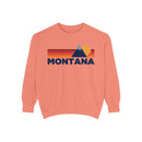Montana Mountain Stripes Sweatshirt | Comfort Colors - 100% Cotton-4