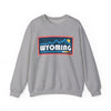 Wyoming Sweatshirt - Mountain Graphic Crewneck
