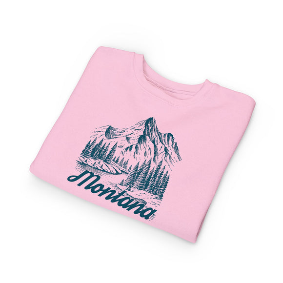 Montana Toddler Sweatshirt - Montana Toddler Crewneck Sweatshirt