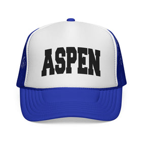 Buy royal Aspen, Colorado Collegiate Style Trucker Hat