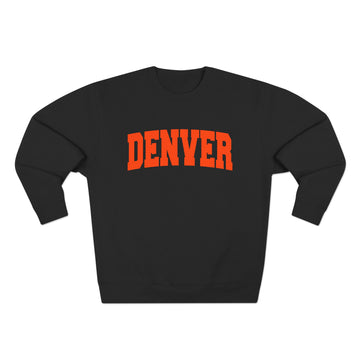 Buy black Denver Crewneck Sweatshirt – Retro Collegiate Pullover