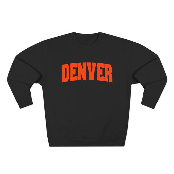 Denver Crewneck Sweatshirt – Retro Collegiate Pullover