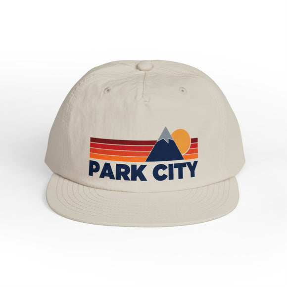 Park City, Utah Mountain Surf Cap | Retro Light Weight Cap