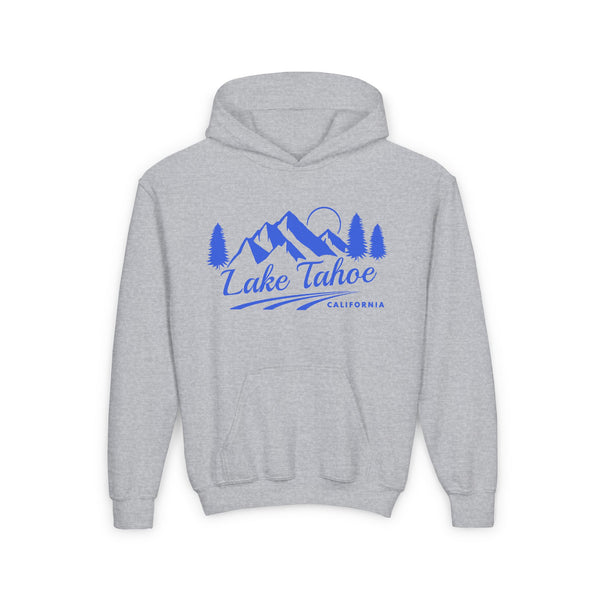 Retro Lake Tahoe, California Youth Hoodie - Mountain Lake Tahoe, California Kids Sweatshirt, Cute Lake Tahoe, California Children's Pullover