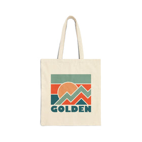 Golden, Colorado Cotton Canvas Golden Tote Bag