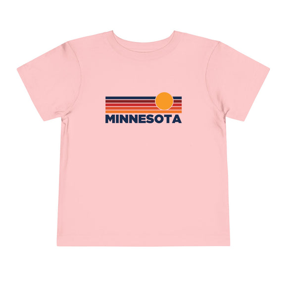Minnesota Toddler T-Shirt - Retro Sun Tee