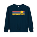 Anna Maria Island, Florida Toddler Sweatshirt - Retro Sun Anna Maria Island Toddler Crewneck Sweatshirt-4