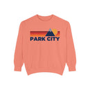 Park City, Utah Mountain Stripes Sweatshirt | Comfort Colors - 100% Cotton-4