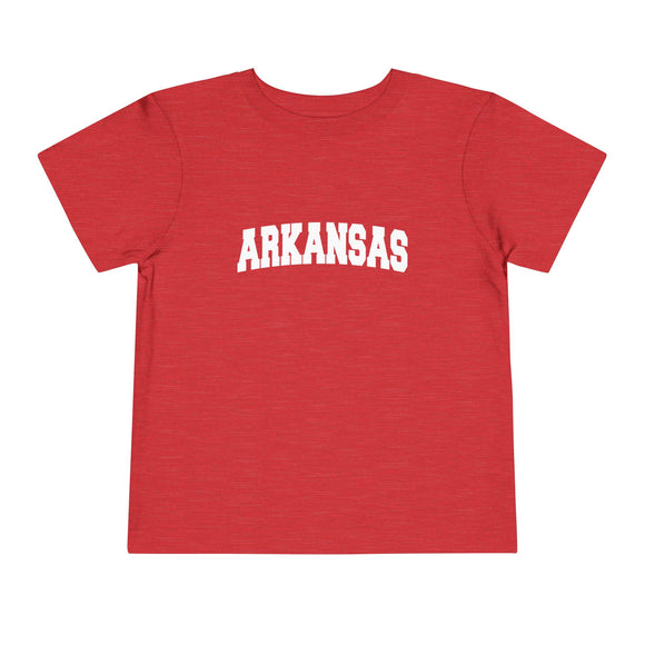 Arkansas Toddler Graphic Tee - Kids Arkansas Vacation Shirt