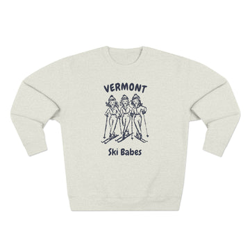 Premium Vermont Ski Babes Sweatshirt