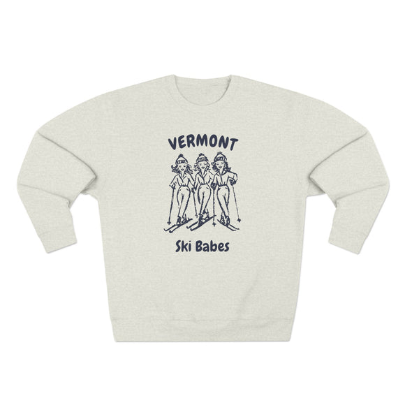 Premium Vermont Ski Babes Sweatshirt