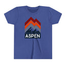 Aspen, Colorado Youth Shirt - Retro Mountain Aspen Kid's T-Shirt-6