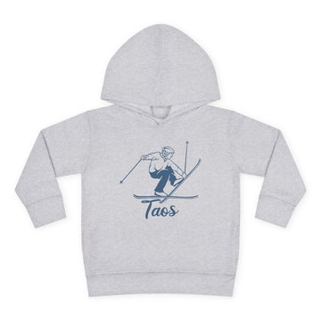Taos, New Mexico Toddler Hoodie - Unisex Taos Vintage Skiing Sweatshirt - 0