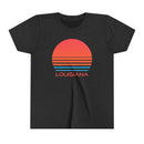 Louisiana Youth Shirt - Retro 80s Louisiana Kid's T-Shirt-3
