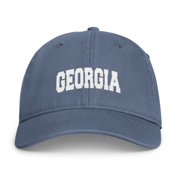 Buy blue-jean Georgia Washed Baseball Cap - Vintage Coastal Comfort Colors