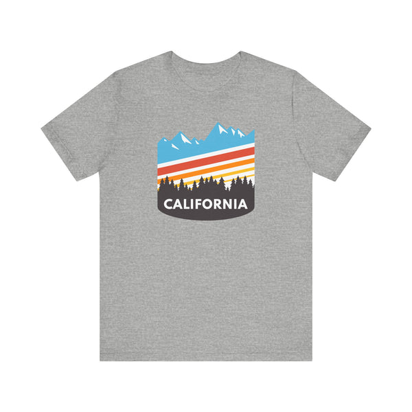 California T-Shirt - Retro Unisex California Shirt
