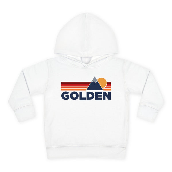 Golden, Colorado Toddler Hoodie - Unisex Mountain Golden Pullover Sweatshirt, Kids Hooded Jumper, Colorado Souvenir