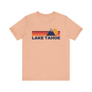Retro Lake Tahoe, California T-shirt, Mountain Tee, Vintage Lake Tahoe Unisex Jersey Shirt, Outdoor Hiking Apparel-4