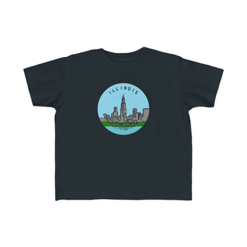 Illinois Toddler T-Shirt - Unisex Toddler Illinois Shirt - 0