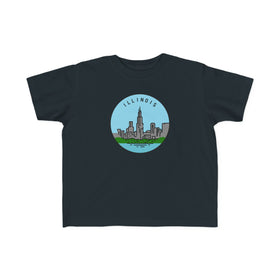 Illinois Toddler T-Shirt - Unisex Toddler Illinois Shirt