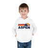 Aspen, Colorado Toddler Hoodie - Unisex Mountain Aspen Pullover Sweatshirt, Kids Hooded Jumper, Colorado Souvenir