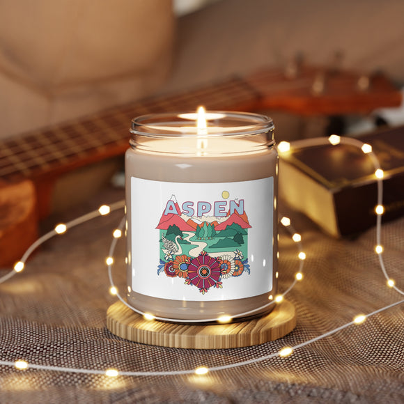 Aspen, Colorado Candle - Scented Soy Aspen Candle, 9oz