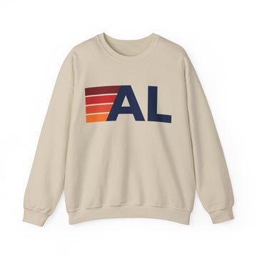Alabama Retro Sweatshirt | Retro Stripes Alabama - 0
