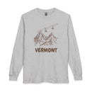 Vermont Long Sleeve T-Shirt - Ski Mountain Gondola-2