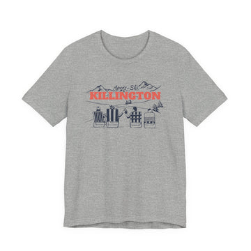 Buy athletic-heather Killington, Vermont Après-ski T-Shirt - Vintage Mountain Graphic Tee