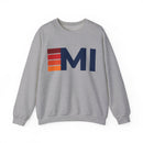 Michigan Retro Sweatshirt | Retro Stripes Michigan-3
