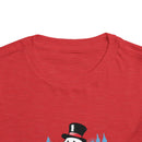 New Mexico Toddler Skiing Snowman Graphic Tee - Kids New Mexico Shirt-20