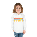 Chicago, Illinois Toddler Hoodie - Retro Sunrise Unisex Chicago Toddler Sweatshirt-20