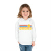 Chicago, Illinois Toddler Hoodie - Retro Sunrise Unisex Chicago Toddler Sweatshirt